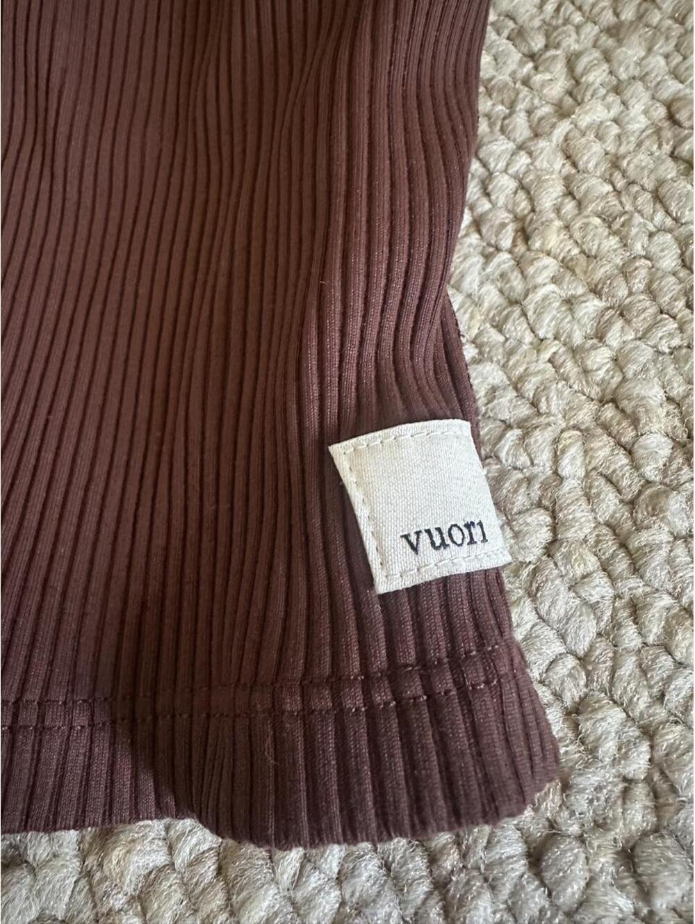 Vuori brown ribbed tank - Picture 2 of 3